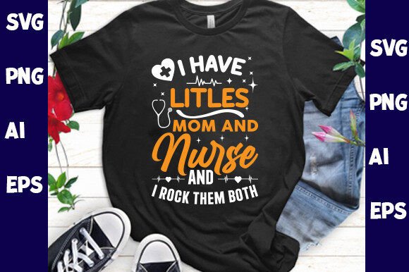 Embroidery Review: I Have Two Titles Mom and Nurse