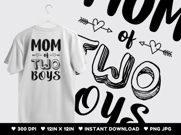 Mom of 2 Boys: A Versatile Embroidery Design