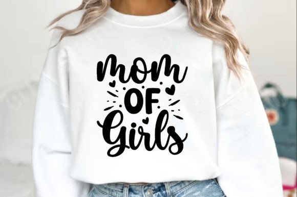 Mom of Girls SVG: A Charming Mother's Day Design