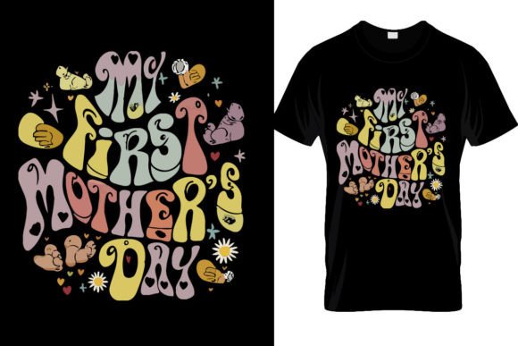 My First Mother's Day SVG, Baby Mom PNG