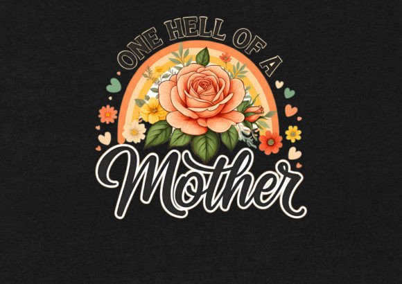 One Hell of a Mother T-Shirt Design