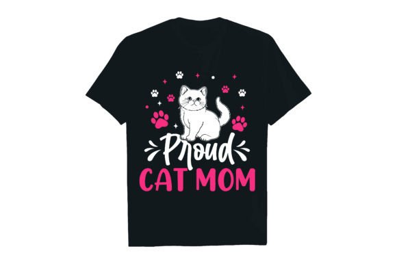 Proud Cat Mom: A Charming Embroidery Design