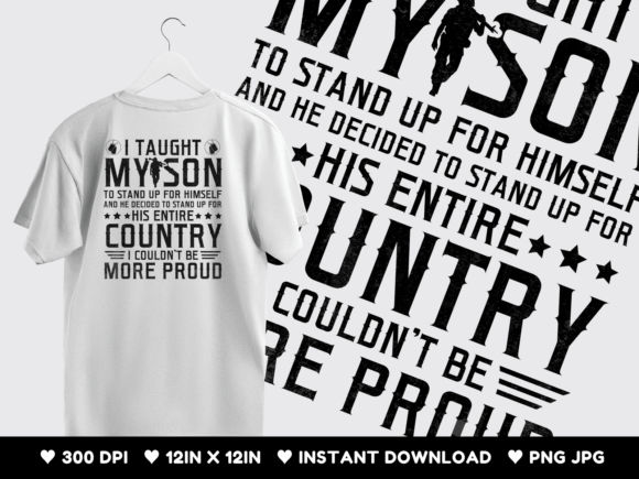 Proud Military Mom Dad: A Heartfelt Embroidery Design