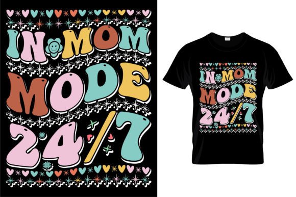 Retro Wavy Svg in Mom Mode: A Versatile Design