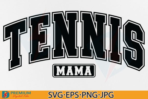 Tennis Mama SVG: A Versatile Design for Embroidery Projects