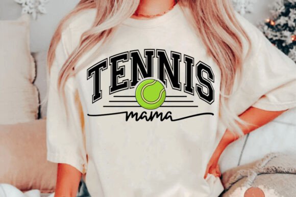Tennis Mama SVG: A Versatile Varsity Design