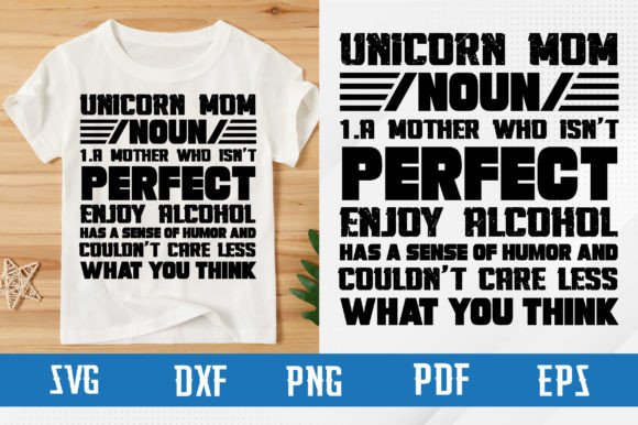 Unicorn Mom Noun - a Whimsical Mother Svg Design