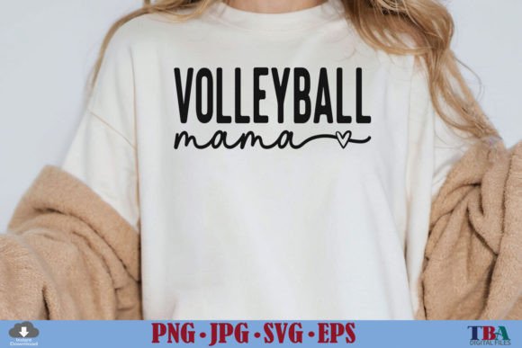 Volleyball Mama SVG and PNG Design Review