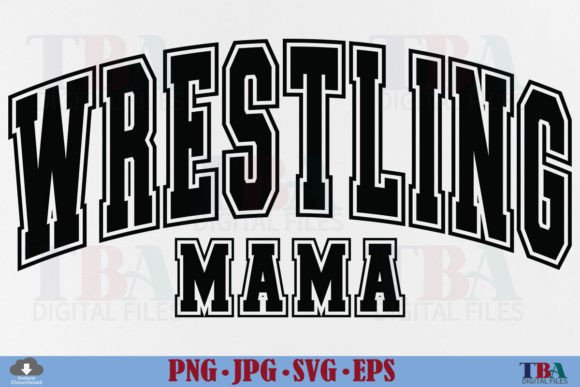 Wrestling Mama SVG: A Varsity-Inspired Design